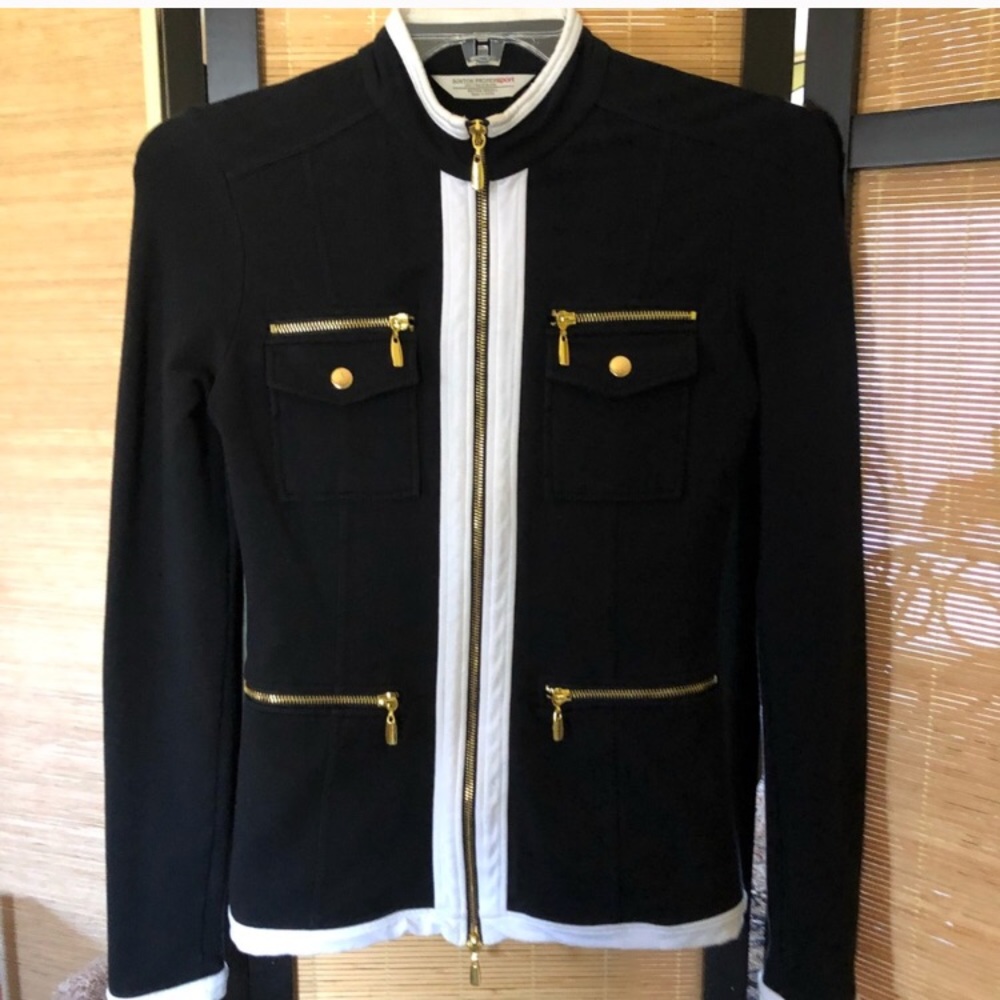 Boston Proper sport fitted black jacket
